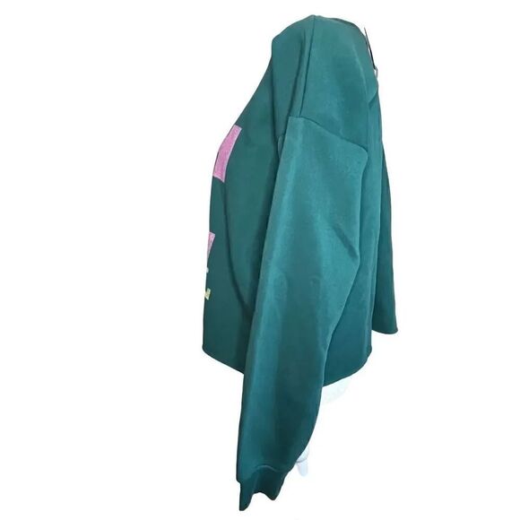 Grayson Threads Joe Cool Green Sweatshirt Size XS - Picture 2 of 11